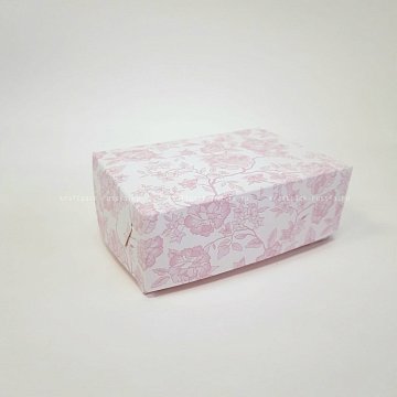KRAFTPACK Коробка 15,5х11х5,5 см, Розовые цветы (2)