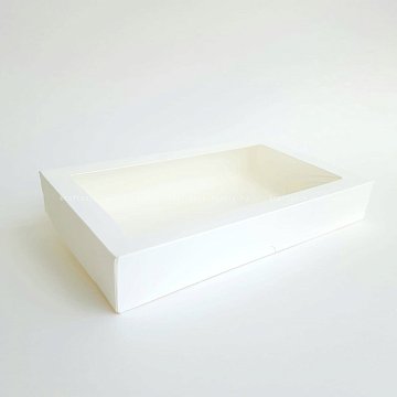 Коробка 20х12х4 см с окном, БЕЛАЯ - Tabox PRO 1000  (4)