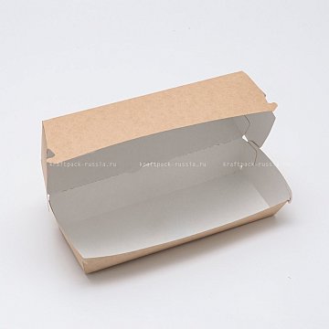 Упаковка для хот-догов с крышкой 21,5х7,5х7,8 см - HD Box(4)