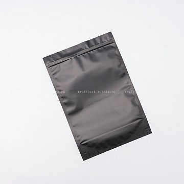 Пакет дой-пак 20х30 см, чёрный матовый (4)